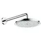 Hansgrohe-HG-Tellerkopfbrause-Raindance-Classic-240mm-Air-chrom-mit-Brausearm-383mm-27424000 gallery number 1